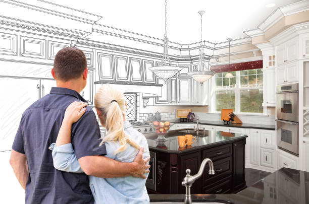 Professional Cabinet Installation technician working in Washington Crossing, PA